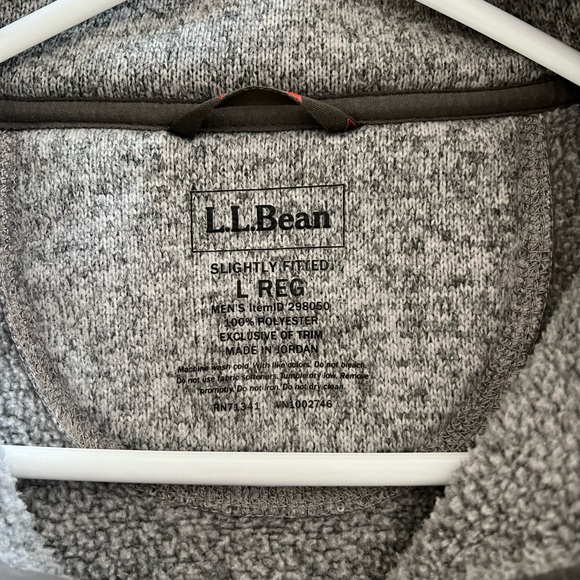 Mens LL Bean Sweater Fleece Pullover - Picture 3 of 4